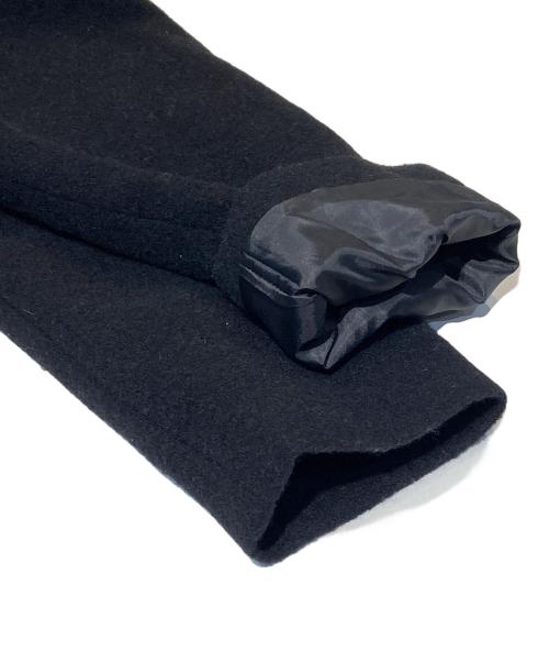 mizuiro-ind（ミズイロインド）mizuiro-ind (ミズイロインド) ウールチェスターコート ブラック サイズ:表記無しの古着・服飾アイテム