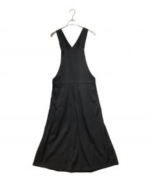 COMME des GARCONS HOMME PLUS（コムデギャルソンオムプリュス）の古着「ウールオーバーオールスカート」｜ブラック