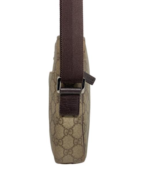 GUCCI（グッチ）GUCCI (グッチ) GGスプリームショルダーバッグ ブラウンの古着・服飾アイテム