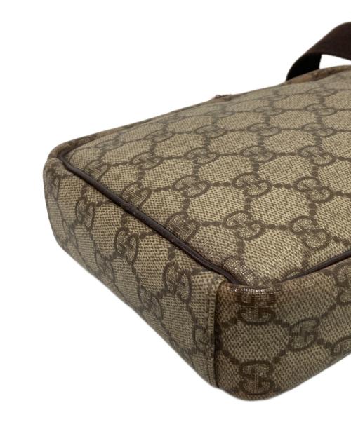 GUCCI（グッチ）GUCCI (グッチ) GGスプリームショルダーバッグ ブラウンの古着・服飾アイテム