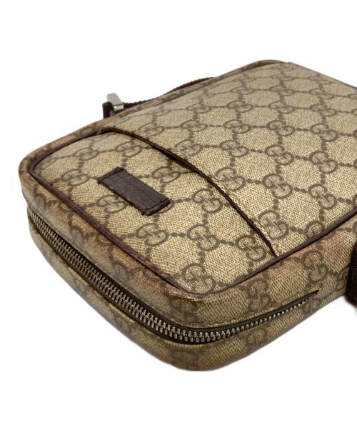 GUCCI（グッチ）GUCCI (グッチ) GGスプリームショルダーバッグ ブラウンの古着・服飾アイテム