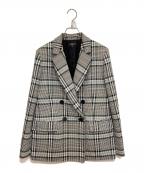 theoryセオリー）の古着「ダブルブレストジャケット」｜ネイビー×ライトグレー