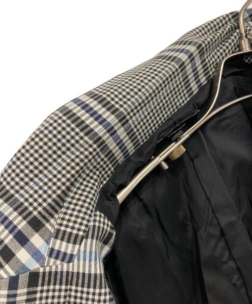 theory（セオリー）theory (セオリー) ダブルブレストジャケット ネイビー×ライトグレー サイズ:4の古着・服飾アイテム