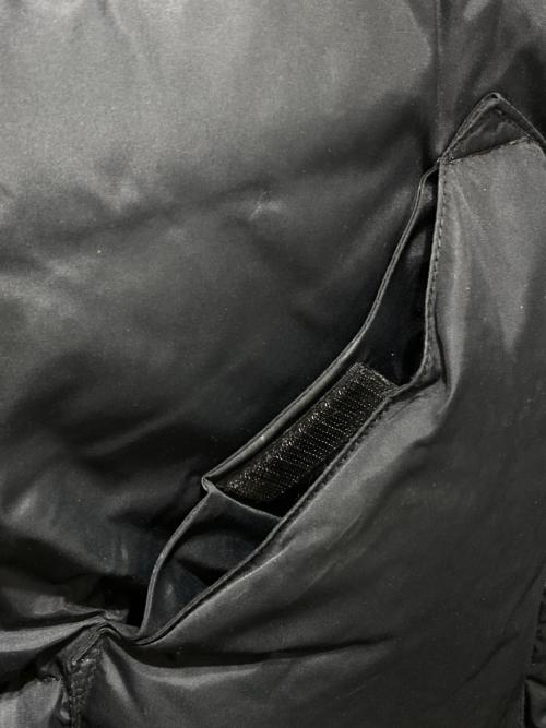 RockyMountainFeatherBed（ロッキーマウンテンフェザーベッド）RockyMountainFeatherBed (ロッキーマウンテンフェザーベッド) レザーヨークダウンベスト ブラック サイズ:38の古着・服飾アイテム