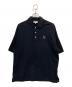 maison kitsune（メゾンキツネ）の古着「ボールド フォックスヘッド パッチ オーバーサイズ ポロ」｜ブラック