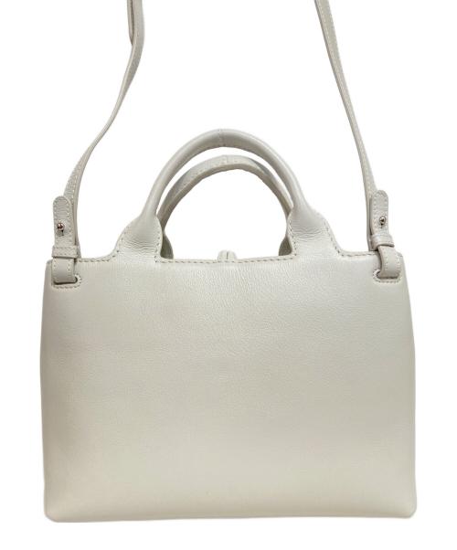 MOTHERHOUSE（マザーハウス）MOTHERHOUSE (マザーハウス) 2WAYショルダーバッグ ホワイトの古着・服飾アイテム