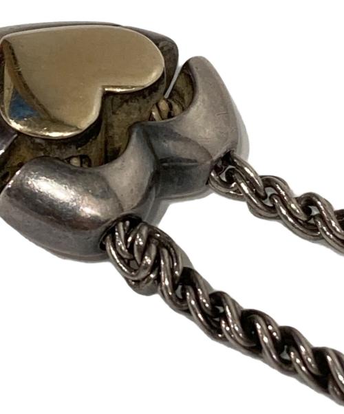 TIFFANY & Co.（ティファニー）TIFFANY & Co. (ティファニー) パズルハートチェーンネックレス シルバー×ゴールドの古着・服飾アイテム