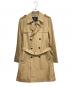 BURBERRY BLACK LABEL（バーバリーブラックレーベル）の古着「トレンチコート」｜ベージュ