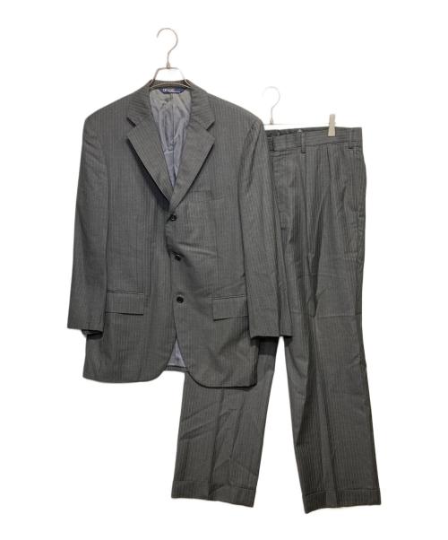 POLO RALPH LAUREN（ポロ・ラルフローレン）POLO RALPH LAUREN (ポロ・ラルフローレン) セットアップ グレーストライプ サイズ:C102－W94－T180　B7の古着・服飾アイテム