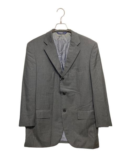 POLO RALPH LAUREN（ポロ・ラルフローレン）POLO RALPH LAUREN (ポロ・ラルフローレン) セットアップ グレーストライプ サイズ:C102－W94－T180　B7の古着・服飾アイテム