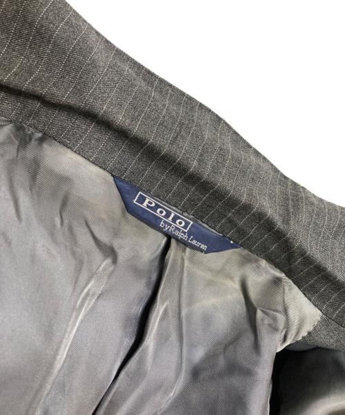 POLO RALPH LAUREN（ポロ・ラルフローレン）POLO RALPH LAUREN (ポロ・ラルフローレン) セットアップ グレーストライプ サイズ:C102－W94－T180　B7の古着・服飾アイテム