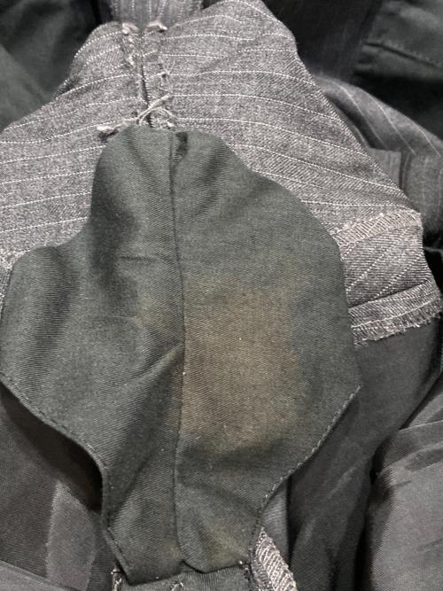 POLO RALPH LAUREN（ポロ・ラルフローレン）POLO RALPH LAUREN (ポロ・ラルフローレン) セットアップ グレーストライプ サイズ:C102－W94－T180　B7の古着・服飾アイテム