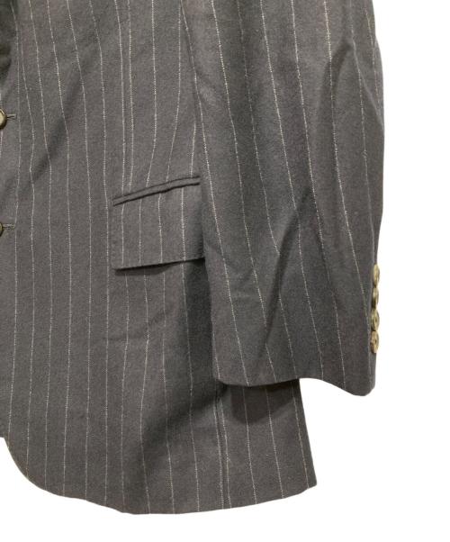 POLO RALPH LAUREN（ポロ・ラルフローレン）POLO RALPH LAUREN (ポロ・ラルフローレン) テーラードジャケット ネイビーストライプ サイズ:-の古着・服飾アイテム