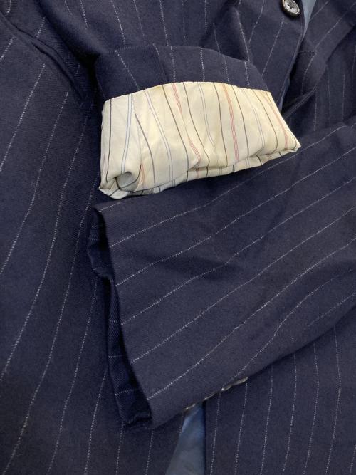 POLO RALPH LAUREN（ポロ・ラルフローレン）POLO RALPH LAUREN (ポロ・ラルフローレン) テーラードジャケット ネイビーストライプ サイズ:-の古着・服飾アイテム