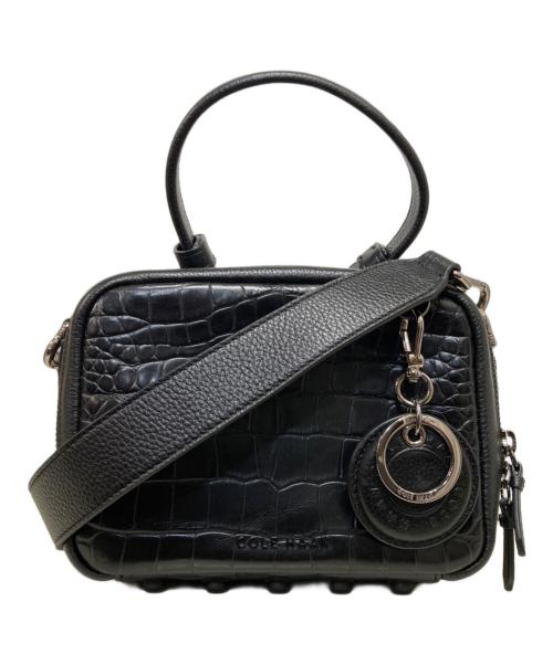 COLE HAAN（コールハーン）COLE HAAN (コールハーン) ミニボストンショルダーバッグ ブラックの古着・服飾アイテム