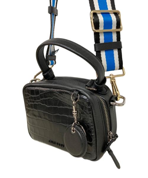 COLE HAAN（コールハーン）COLE HAAN (コールハーン) ミニボストンショルダーバッグ ブラックの古着・服飾アイテム