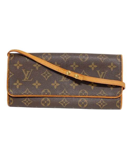 LOUIS VUITTON（ルイ ヴィトン）LOUIS VUITTON (ルイ ヴィトン) ポシェットツインGM ブラウンの古着・服飾アイテム