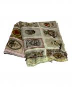 FALIERO SARTIファリエロサルティ）の古着「Promise プリントストール」｜ブラウン