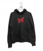 SAINT MICHAELセントマイケル）の古着「SAINT LOGO HOODIE」｜ブラック