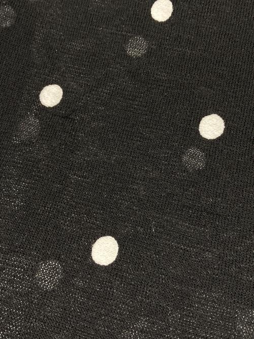 BEARDSLEY（ビアズリー）BEARDSLEY (ビアズリー) ドット刺しゅうプルオーバー ブラック サイズ:Ｆの古着・服飾アイテム