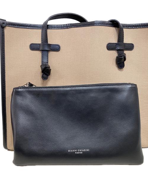 GIANNI CHIARINI（ジャンニ キアリーニ）GIANNI CHIARINI (ジャンニ キアリーニ) トートバッグ ベージュの古着・服飾アイテム