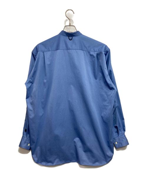 DAIWA PIER39（ダイワ ピア39）DAIWA PIER39 (ダイワ ピア39) 別注 BAND COLLAR SHIRTS L/S ブルー サイズ:Sの古着・服飾アイテム