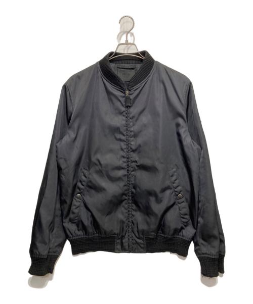 PRADA（プラダ）PRADA (プラダ) ボンバージャケット ブラック サイズ:48の古着・服飾アイテム