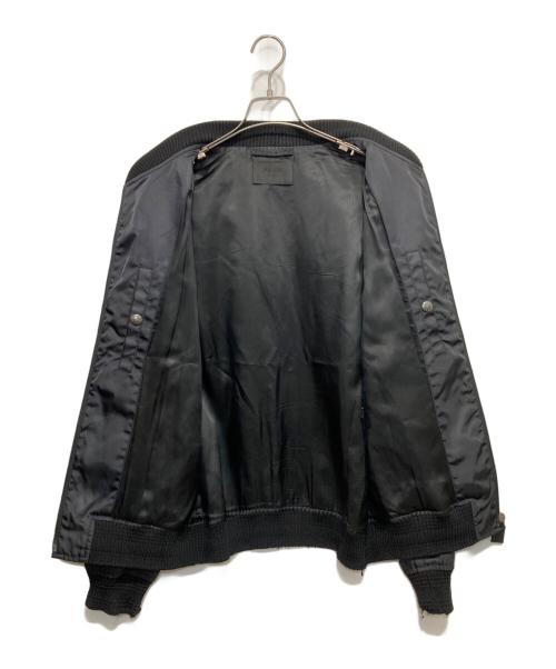 PRADA（プラダ）PRADA (プラダ) ボンバージャケット ブラック サイズ:48の古着・服飾アイテム