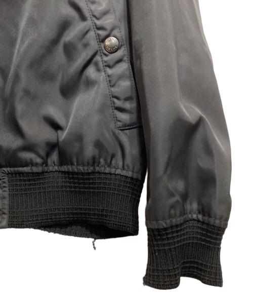 PRADA（プラダ）PRADA (プラダ) ボンバージャケット ブラック サイズ:48の古着・服飾アイテム
