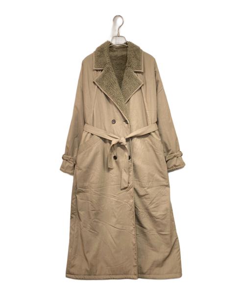 CLANE（クラネ）CLANE (クラネ) リバーシブルミリタリーロングコート ベージュ サイズ:1の古着・服飾アイテム