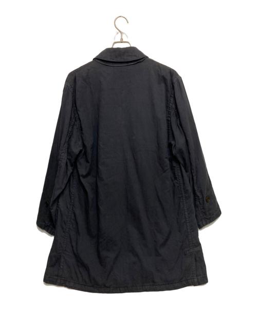 HERMES（エルメス）HERMES (エルメス) ステンカラーコート ネイビー サイズ:Sの古着・服飾アイテム