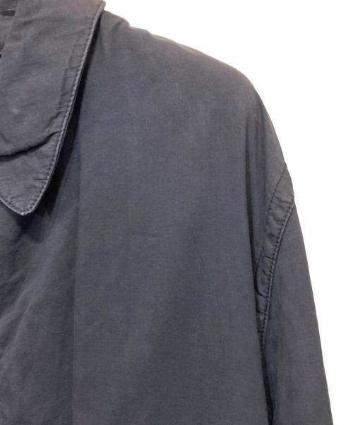 HERMES（エルメス）HERMES (エルメス) ステンカラーコート ネイビー サイズ:Sの古着・服飾アイテム