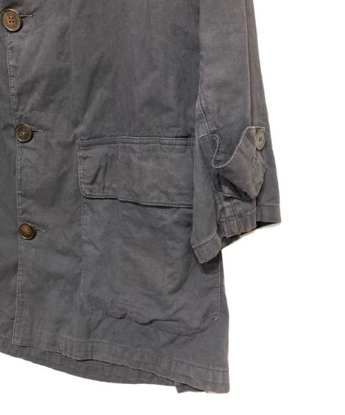 HERMES（エルメス）HERMES (エルメス) ステンカラーコート ネイビー サイズ:Sの古着・服飾アイテム