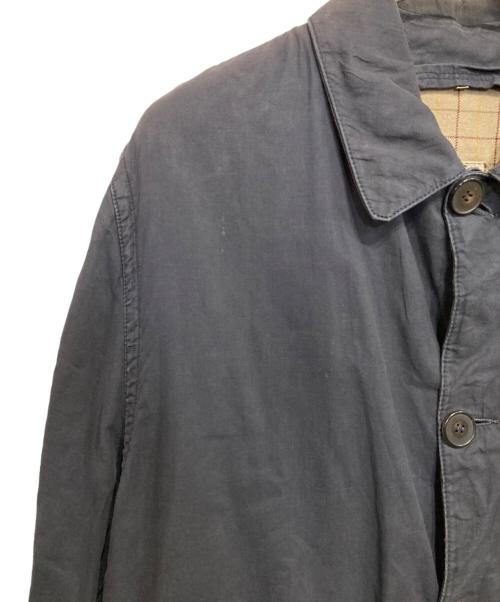 HERMES（エルメス）HERMES (エルメス) ステンカラーコート ネイビー サイズ:Sの古着・服飾アイテム