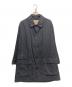 HERMES（エルメス）の古着「ステンカラーコート」｜ネイビー