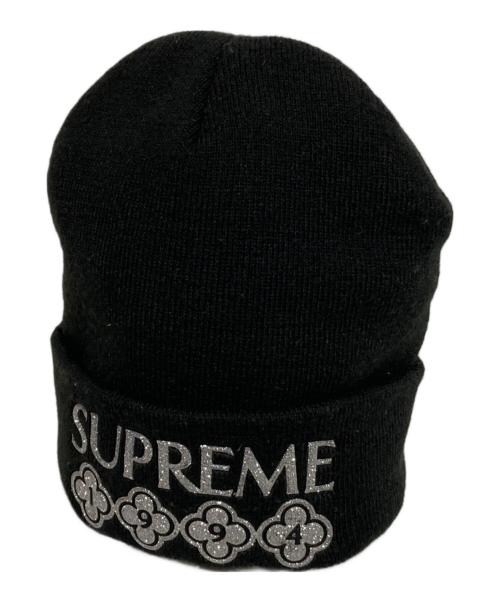 SUPREME（シュプリーム）SUPREME (シュプリーム) Glitter Beanie ブラック サイズ:記載なしの古着・服飾アイテム