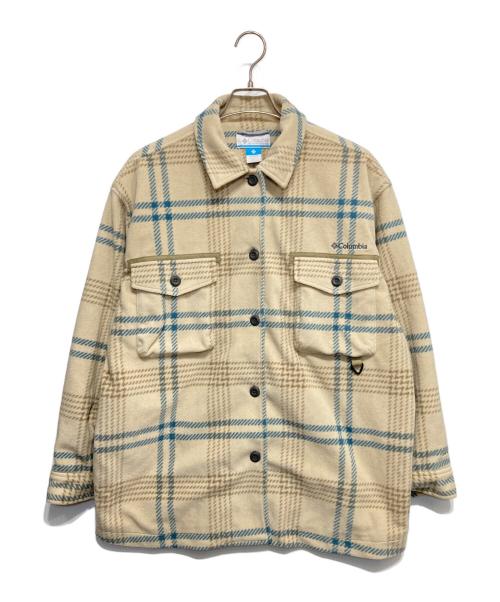 Columbia（コロンビア）Columbia (コロンビア) フリース シカゴベニューオムニヒートラインドフリースシャツ ベージュ サイズ:Lの古着・服飾アイテム