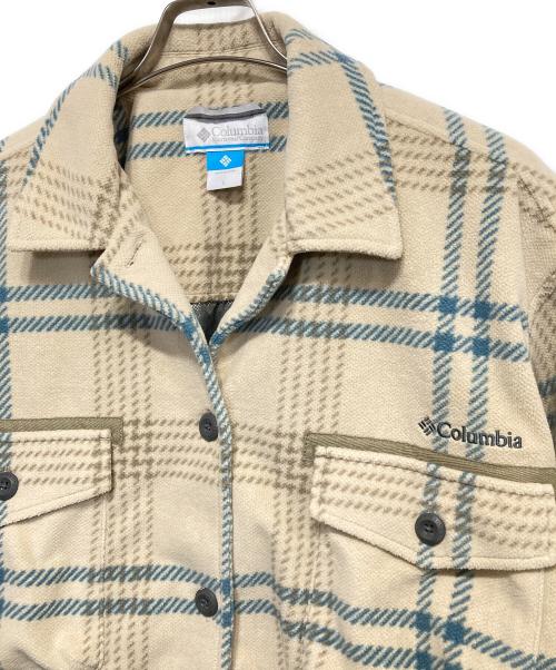 Columbia（コロンビア）Columbia (コロンビア) フリース シカゴベニューオムニヒートラインドフリースシャツ ベージュ サイズ:Lの古着・服飾アイテム