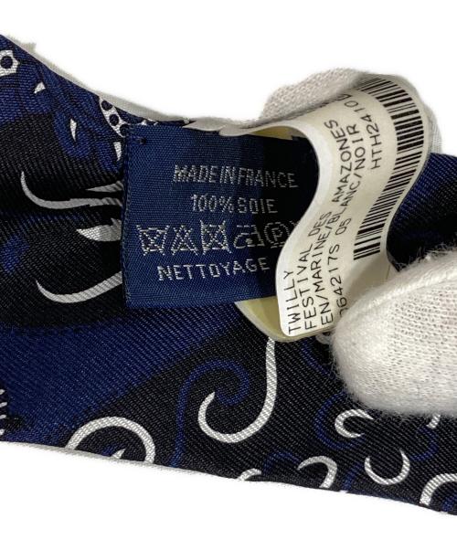 HERMES（エルメス）HERMES (エルメス) ツイリーアマゾンの祭典 ネイビー サイズ:記載なしの古着・服飾アイテム