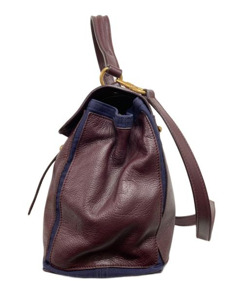 Yves Saint Laurent（イヴサンローラン）Yves Saint Laurent (イヴサンローラン) MUSETWO 2WAYショルダーバッグ ボルドーの古着・服飾アイテム