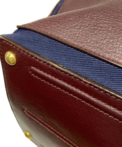 Yves Saint Laurent（イヴサンローラン）Yves Saint Laurent (イヴサンローラン) MUSETWO 2WAYショルダーバッグ ボルドーの古着・服飾アイテム