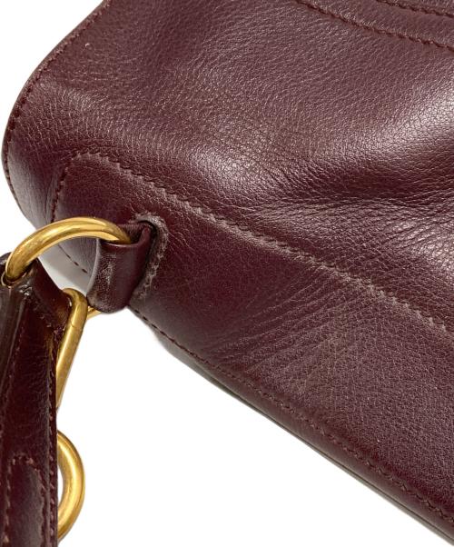 Yves Saint Laurent（イヴサンローラン）Yves Saint Laurent (イヴサンローラン) MUSETWO 2WAYショルダーバッグ ボルドーの古着・服飾アイテム