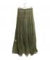 JIL SANDER (ジルサンダー) レイヤーチュールスカート グリーン サイズ:34：8000円