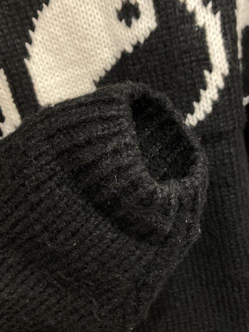 MacMahon Knitting Mills（マクマホン ニッティングミルズ）MacMahon Knitting Mills (マクマホン ニッティングミルズ) 陰陽ニットセーター ブラック サイズ:Lの古着・服飾アイテム