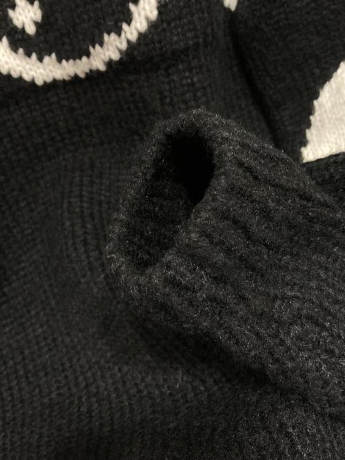 MacMahon Knitting Mills（マクマホン ニッティングミルズ）MacMahon Knitting Mills (マクマホン ニッティングミルズ) 陰陽ニットセーター ブラック サイズ:Lの古着・服飾アイテム