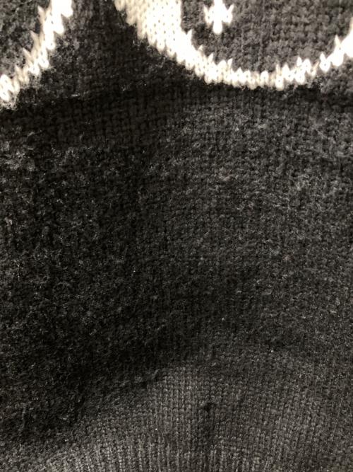 MacMahon Knitting Mills（マクマホン ニッティングミルズ）MacMahon Knitting Mills (マクマホン ニッティングミルズ) 陰陽ニットセーター ブラック サイズ:Lの古着・服飾アイテム