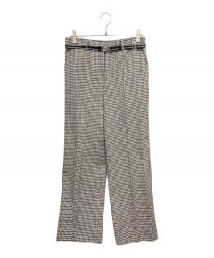 中古・古着通販】PRADA (プラダ) フレアスラックス ホワイト サイズ:38