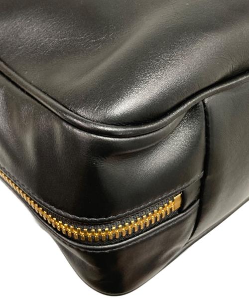 MIU MIU（ミュウミュウ）MIU MIU (ミュウミュウ) レザー ボー バッグ ブラックの古着・服飾アイテム