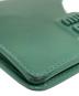 中古・古着 MIU MIU (ミュウミュウ) ロゴウォレット グリーン：20000円