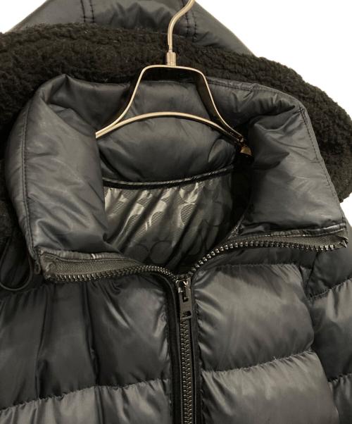 COACH（コーチ）COACH (コーチ) ロングスリムパファーコート ブラック サイズ:-の古着・服飾アイテム